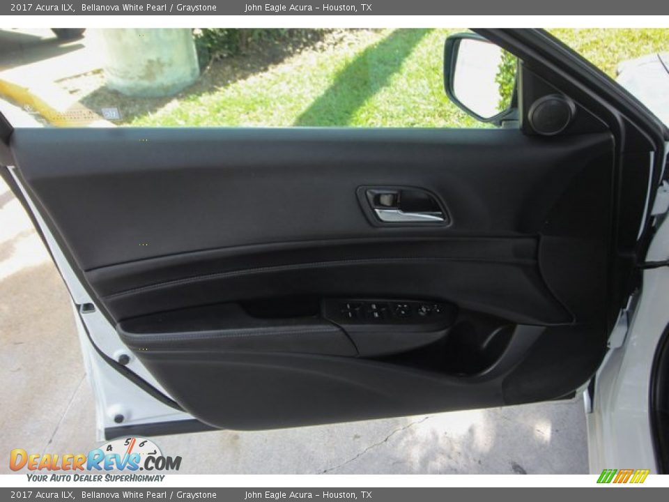 2017 Acura ILX Bellanova White Pearl / Graystone Photo #18