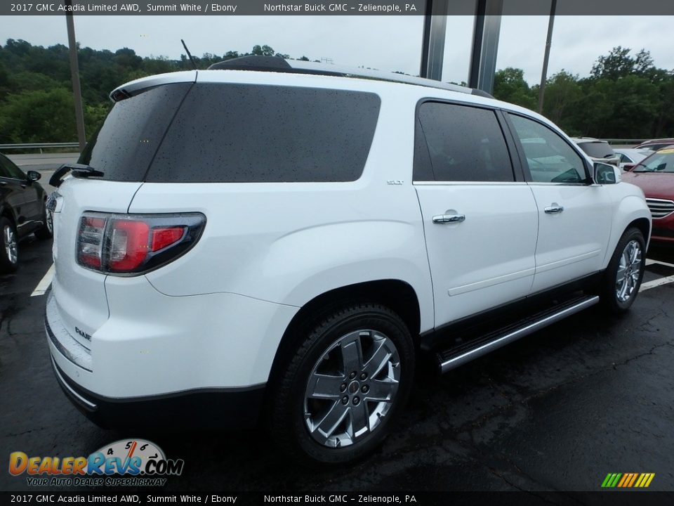 2017 GMC Acadia Limited AWD Summit White / Ebony Photo #8
