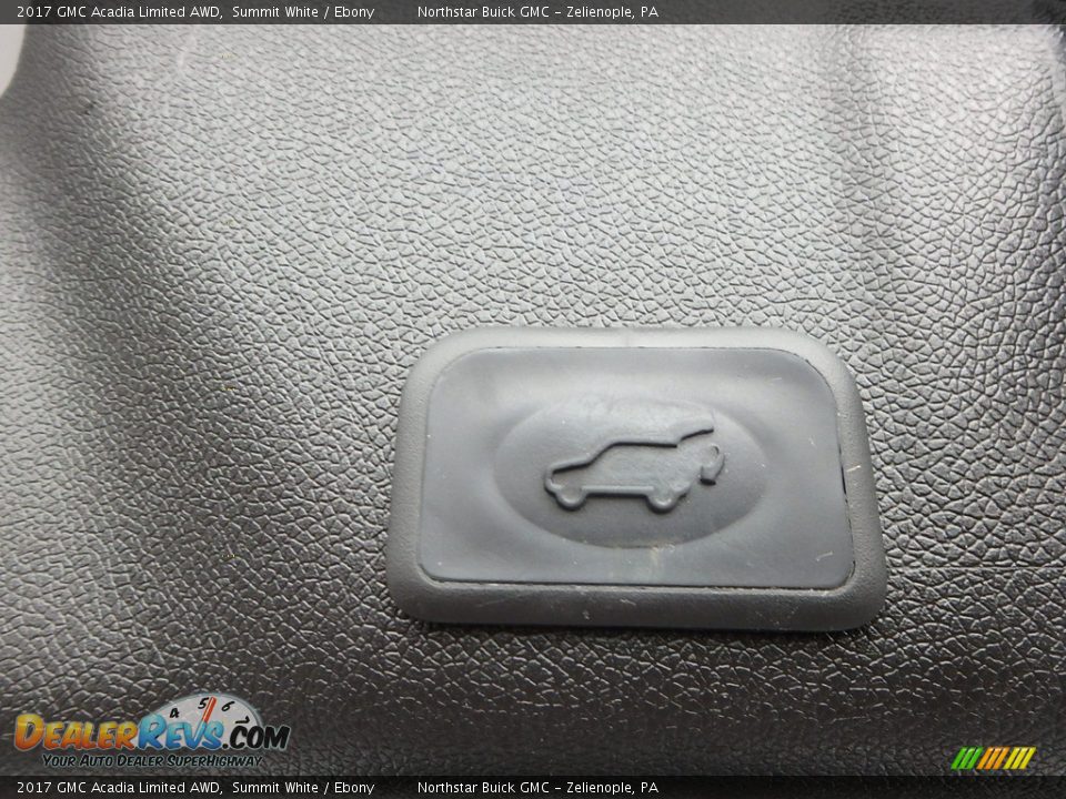 2017 GMC Acadia Limited AWD Summit White / Ebony Photo #9