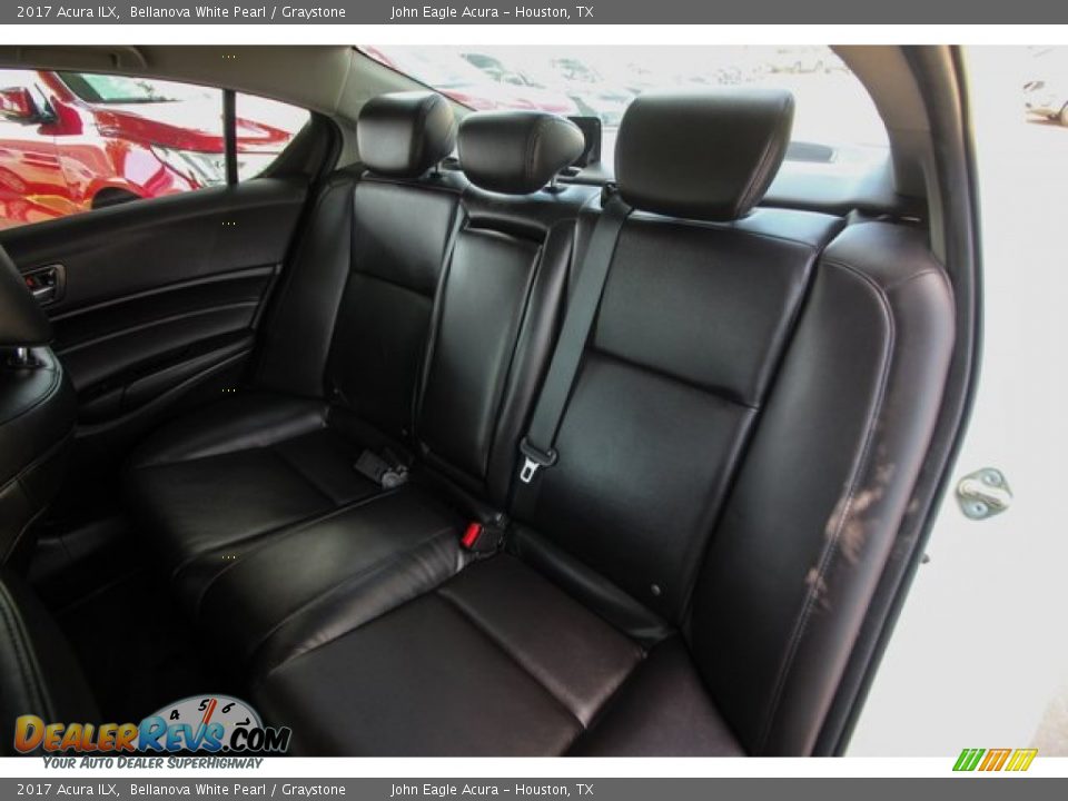 2017 Acura ILX Bellanova White Pearl / Graystone Photo #21