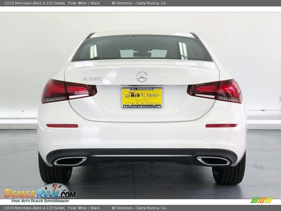 2019 Mercedes-Benz A 220 Sedan Polar White / Black Photo #3
