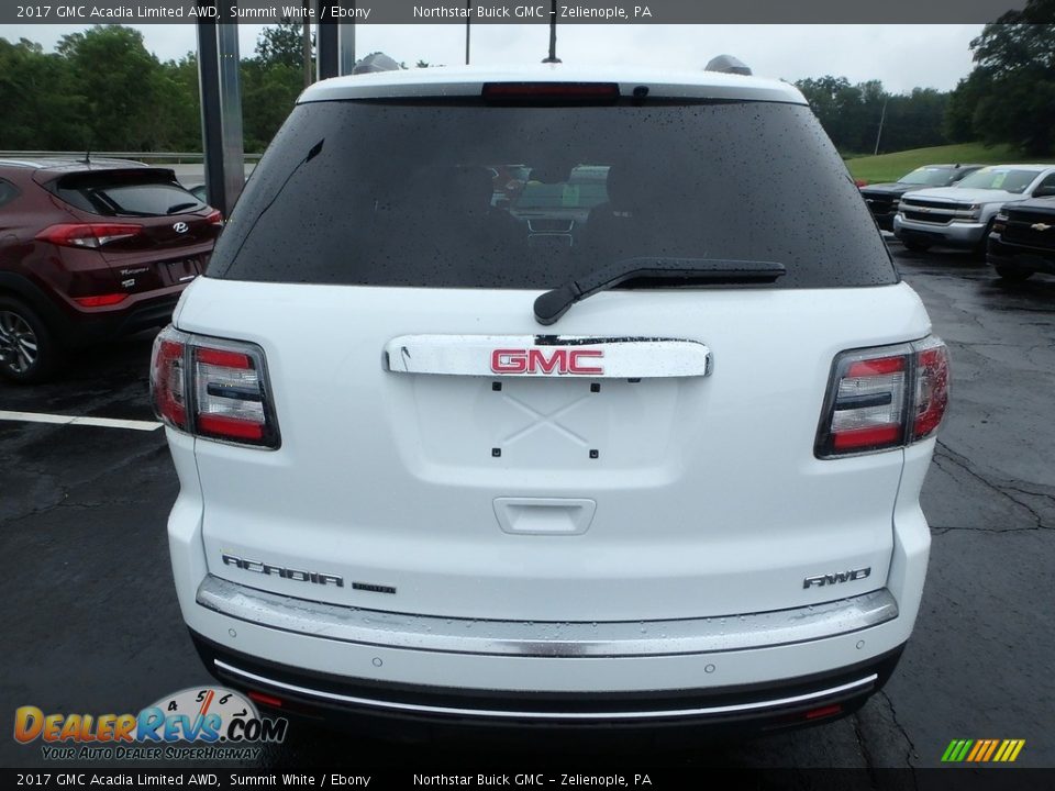 2017 GMC Acadia Limited AWD Summit White / Ebony Photo #11
