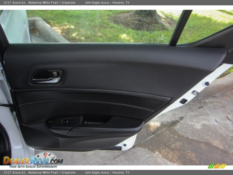 2017 Acura ILX Bellanova White Pearl / Graystone Photo #23