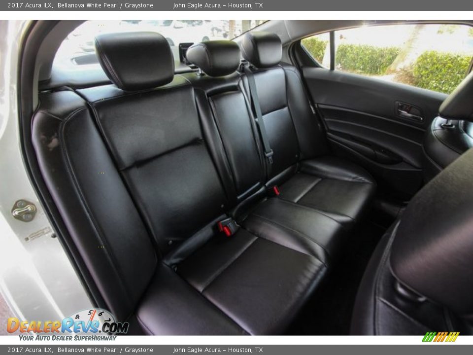 2017 Acura ILX Bellanova White Pearl / Graystone Photo #24