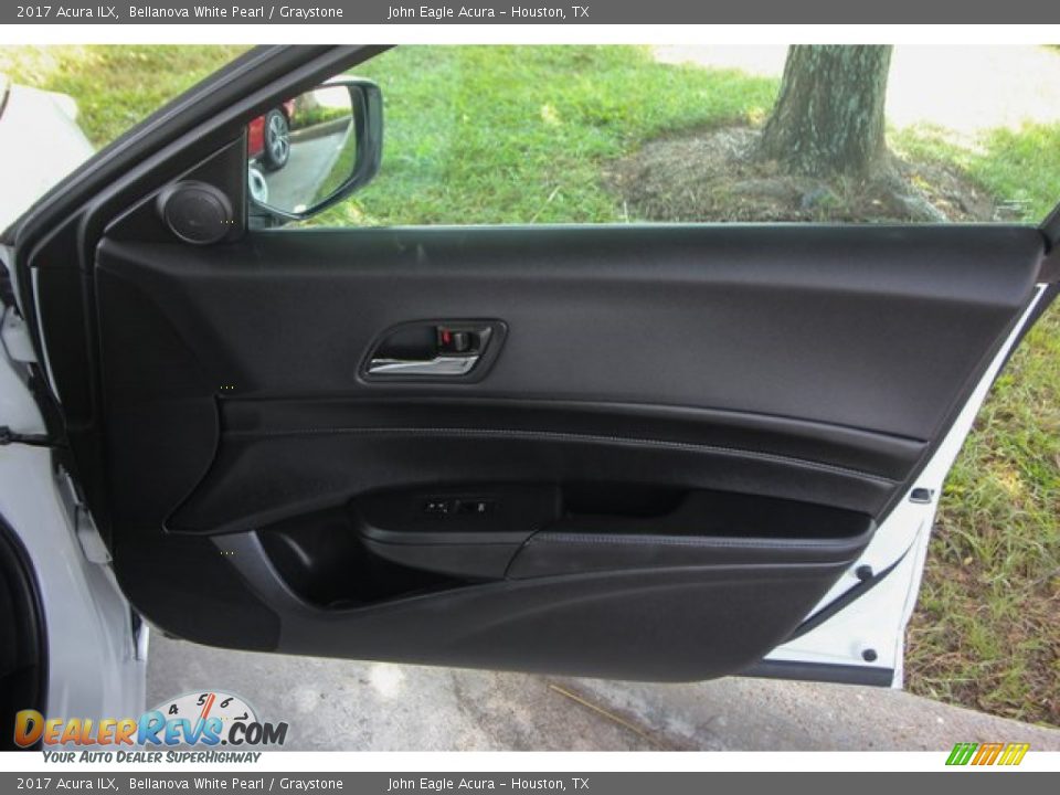 2017 Acura ILX Bellanova White Pearl / Graystone Photo #25