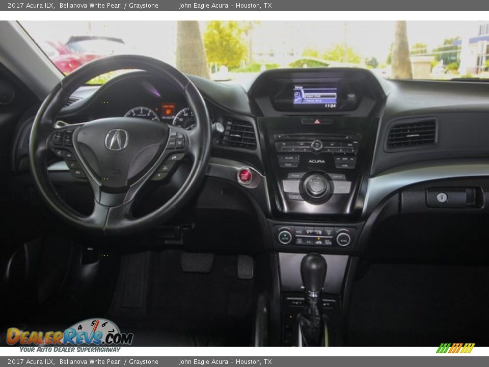 2017 Acura ILX Bellanova White Pearl / Graystone Photo #28