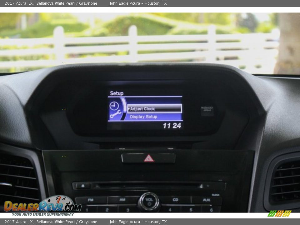 2017 Acura ILX Bellanova White Pearl / Graystone Photo #29