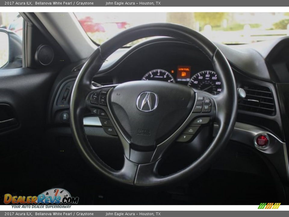 2017 Acura ILX Bellanova White Pearl / Graystone Photo #32