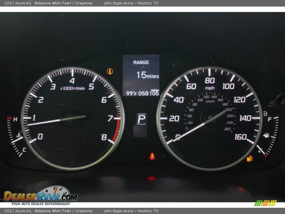 2017 Acura ILX Bellanova White Pearl / Graystone Photo #35