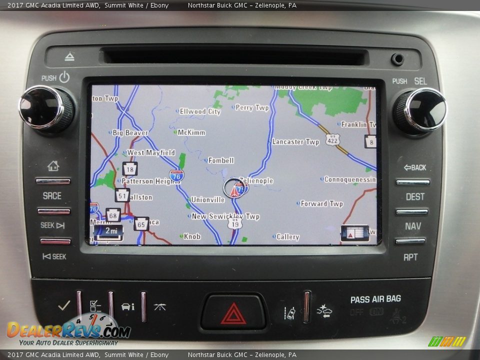 2017 GMC Acadia Limited AWD Summit White / Ebony Photo #25