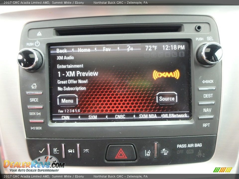 2017 GMC Acadia Limited AWD Summit White / Ebony Photo #26