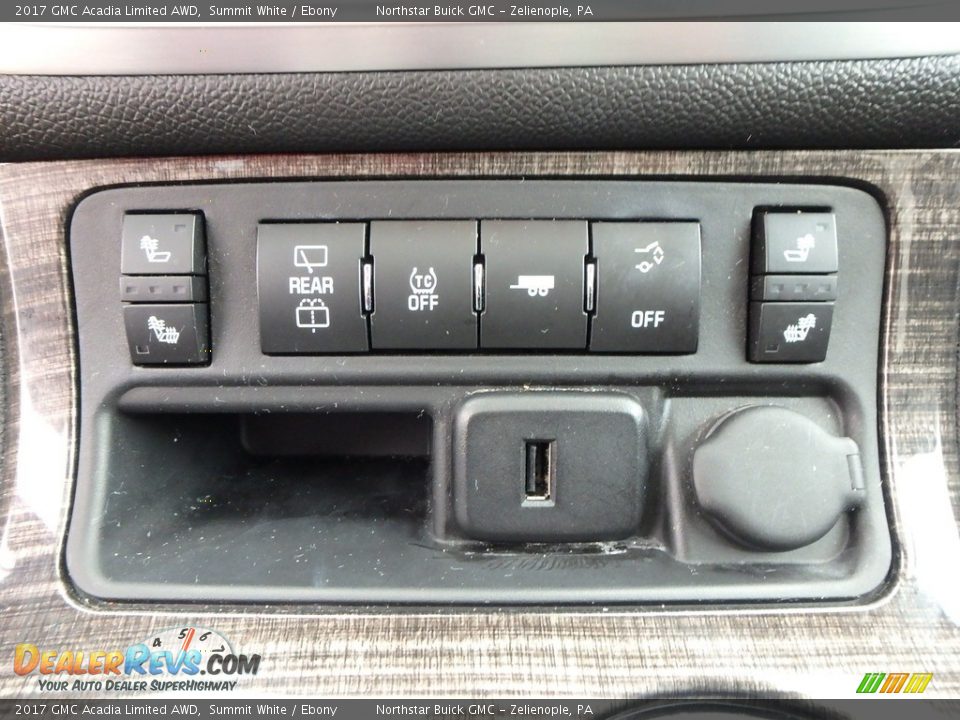 2017 GMC Acadia Limited AWD Summit White / Ebony Photo #28