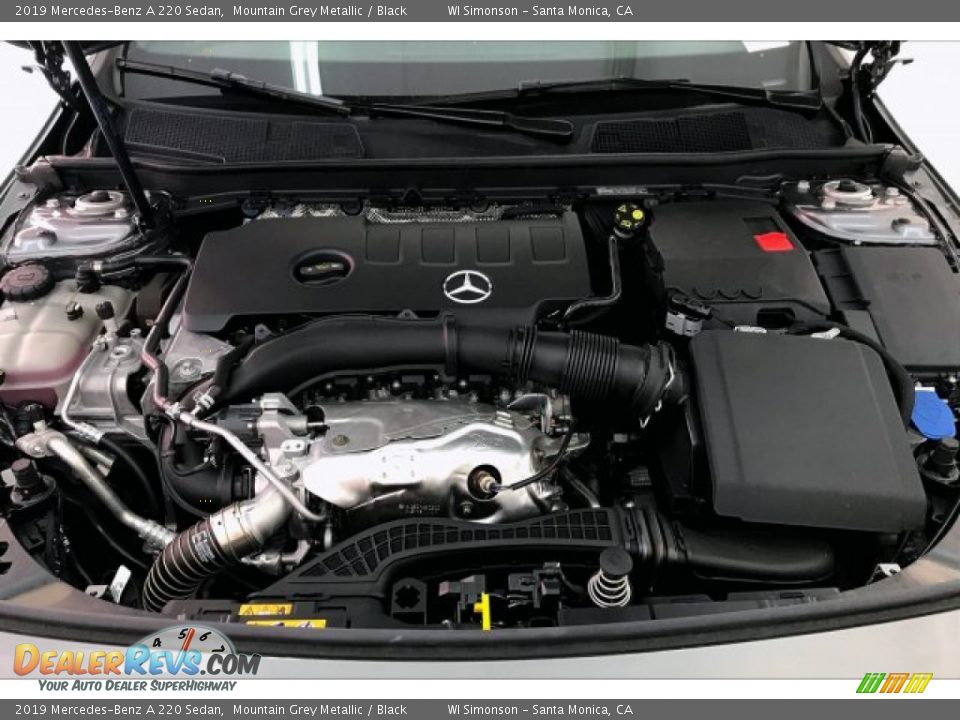 2019 Mercedes-Benz A 220 Sedan Mountain Grey Metallic / Black Photo #8