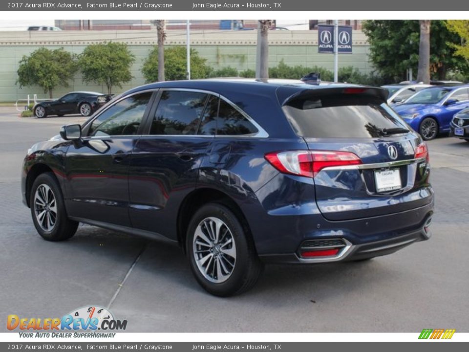 2017 Acura RDX Advance Fathom Blue Pearl / Graystone Photo #5