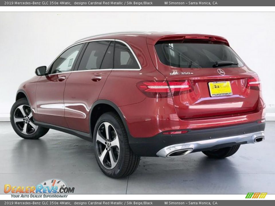 2019 Mercedes-Benz GLC 350e 4Matic designo Cardinal Red Metallic / Silk Beige/Black Photo #2