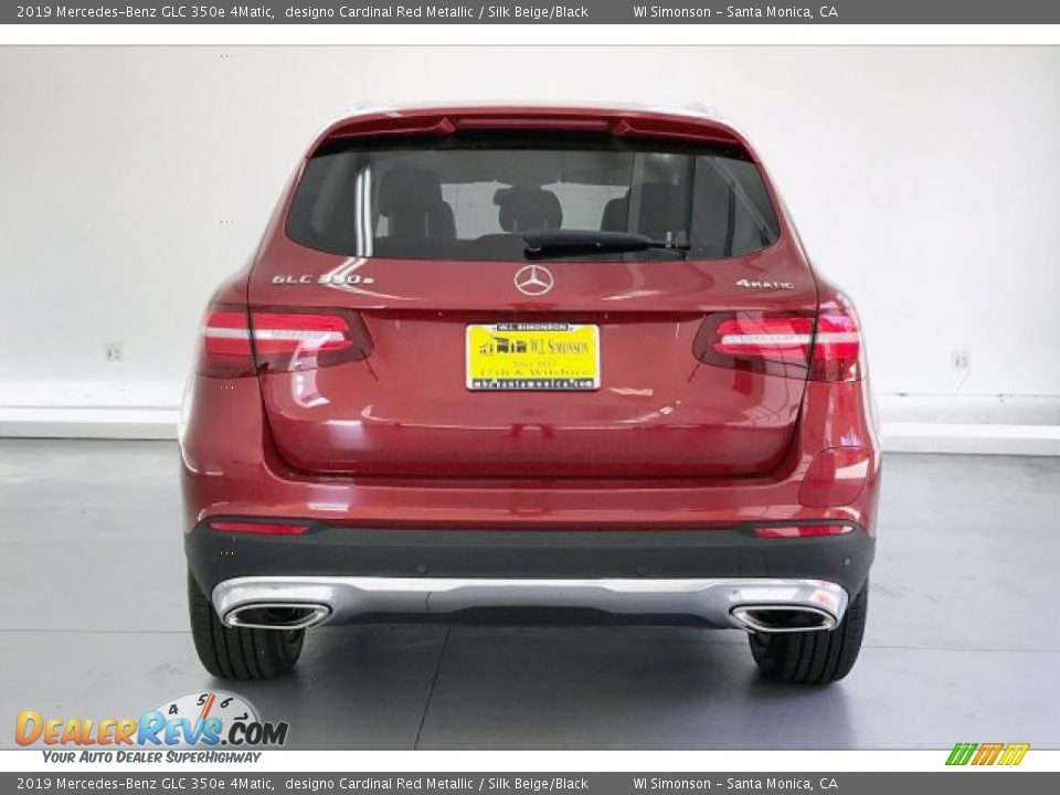 2019 Mercedes-Benz GLC 350e 4Matic designo Cardinal Red Metallic / Silk Beige/Black Photo #3