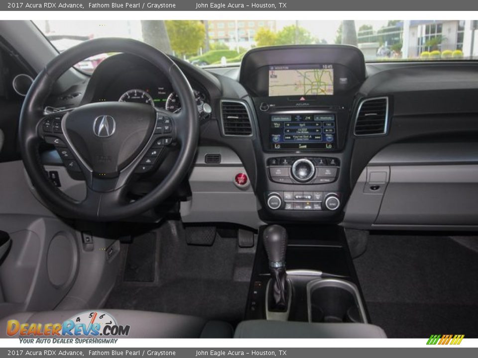 2017 Acura RDX Advance Fathom Blue Pearl / Graystone Photo #28