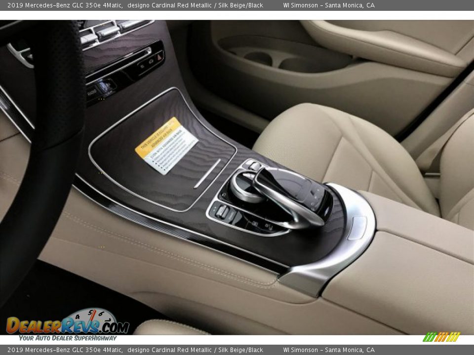 2019 Mercedes-Benz GLC 350e 4Matic designo Cardinal Red Metallic / Silk Beige/Black Photo #6
