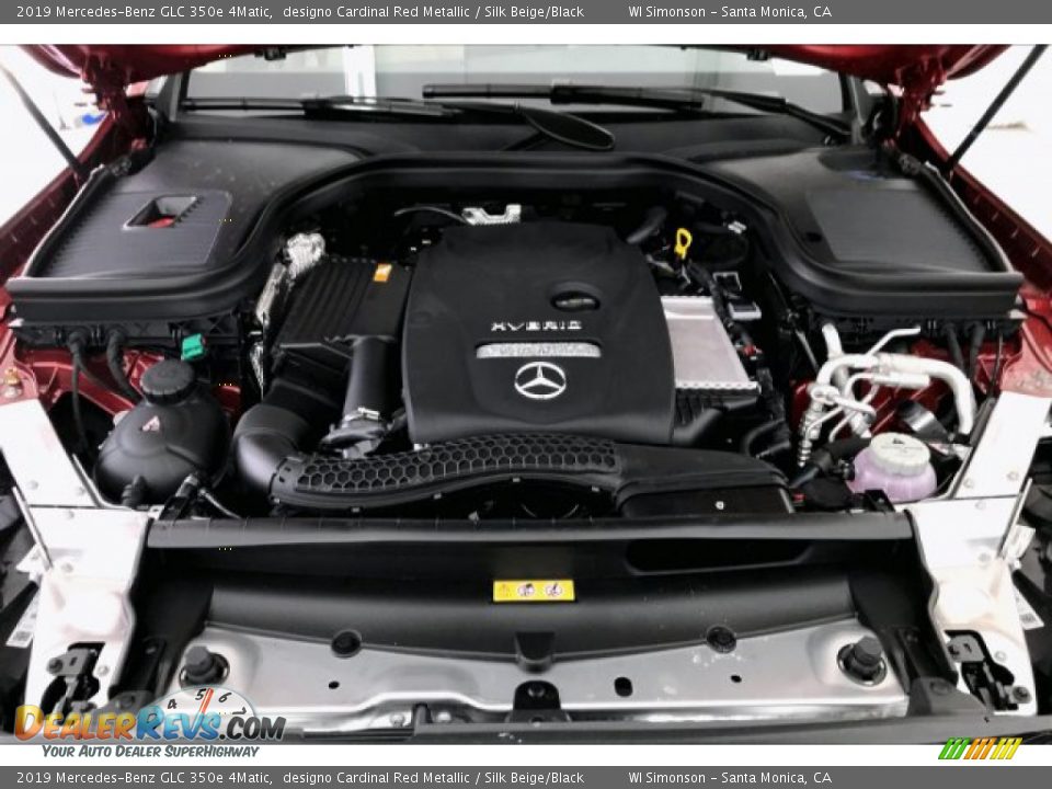 2019 Mercedes-Benz GLC 350e 4Matic designo Cardinal Red Metallic / Silk Beige/Black Photo #7