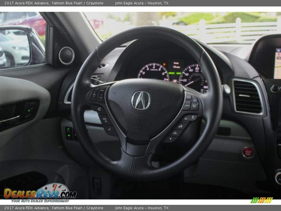 2017 Acura RDX Advance Fathom Blue Pearl / Graystone Photo #32