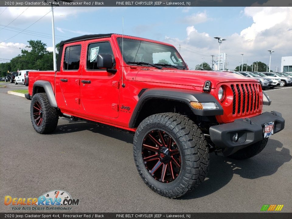 2020 Jeep Gladiator Sport 4x4 Firecracker Red / Black Photo #1