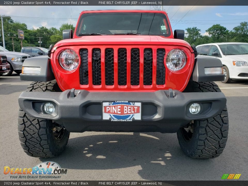 2020 Jeep Gladiator Sport 4x4 Firecracker Red / Black Photo #2