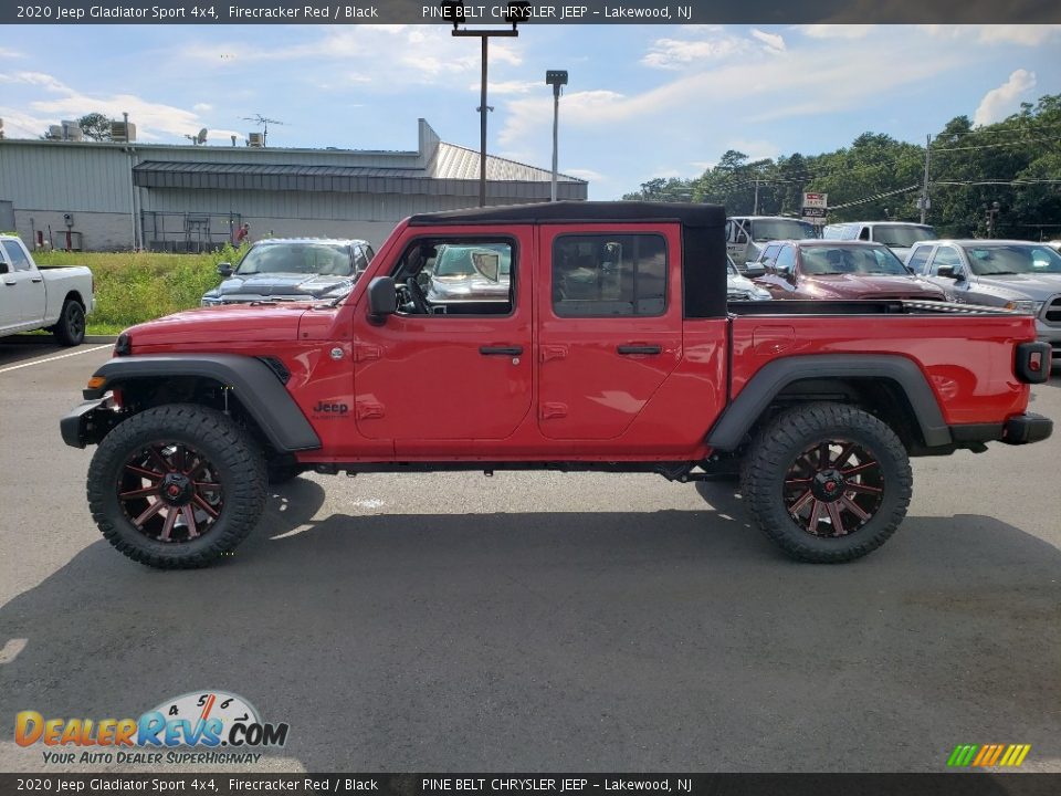 2020 Jeep Gladiator Sport 4x4 Firecracker Red / Black Photo #3