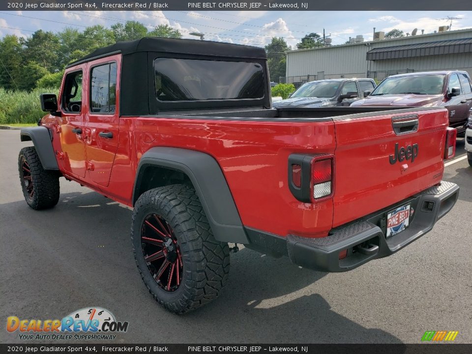 2020 Jeep Gladiator Sport 4x4 Firecracker Red / Black Photo #4