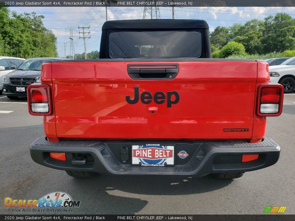 2020 Jeep Gladiator Sport 4x4 Firecracker Red / Black Photo #5