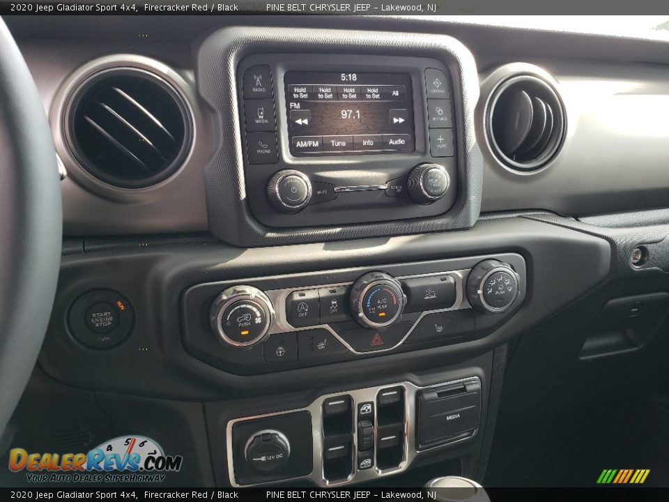 2020 Jeep Gladiator Sport 4x4 Firecracker Red / Black Photo #10