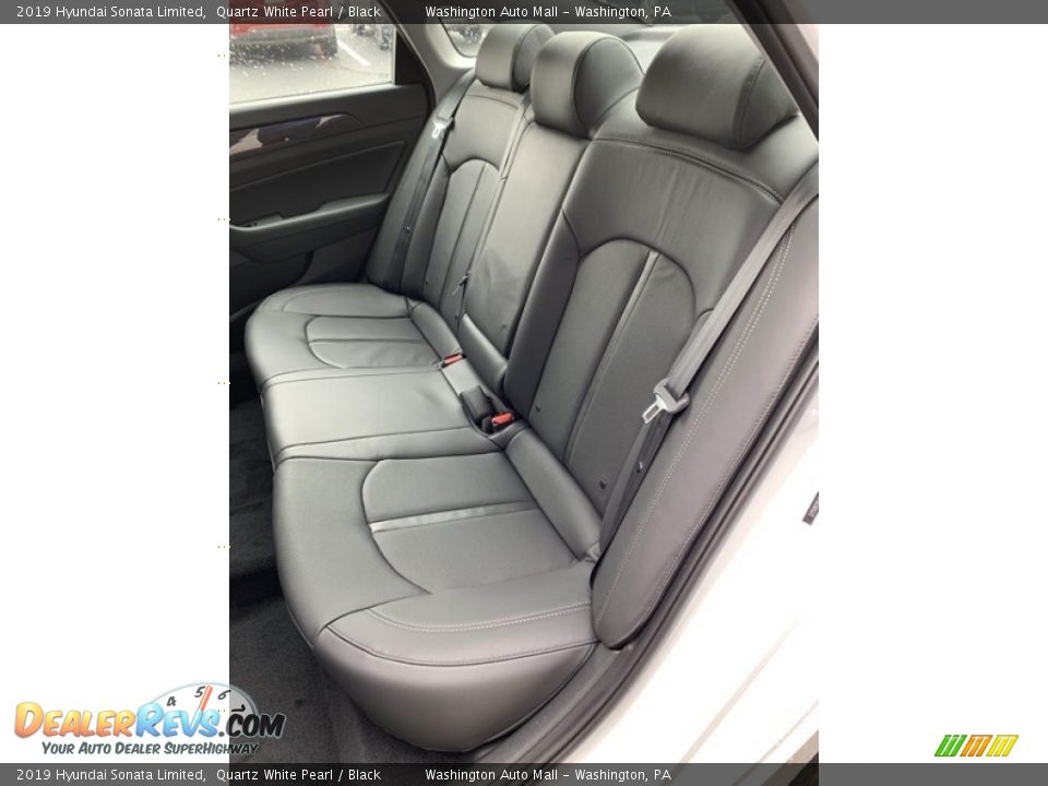 2019 Hyundai Sonata Limited Quartz White Pearl / Black Photo #19