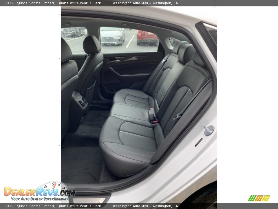 2019 Hyundai Sonata Limited Quartz White Pearl / Black Photo #20