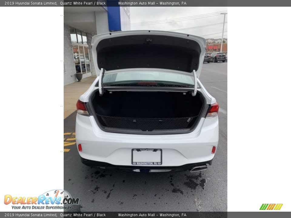 2019 Hyundai Sonata Limited Quartz White Pearl / Black Photo #21