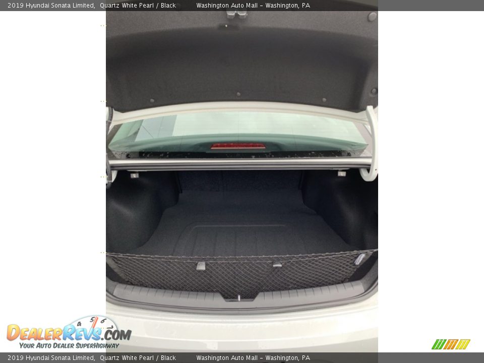 2019 Hyundai Sonata Limited Quartz White Pearl / Black Photo #22
