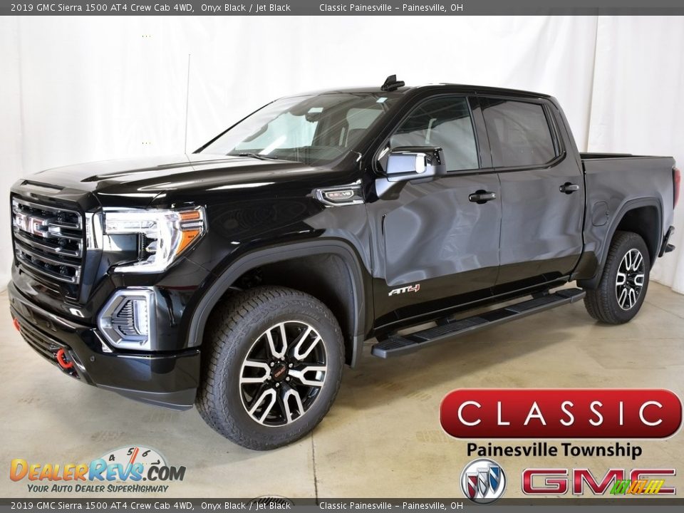 2019 GMC Sierra 1500 AT4 Crew Cab 4WD Onyx Black / Jet Black Photo #1