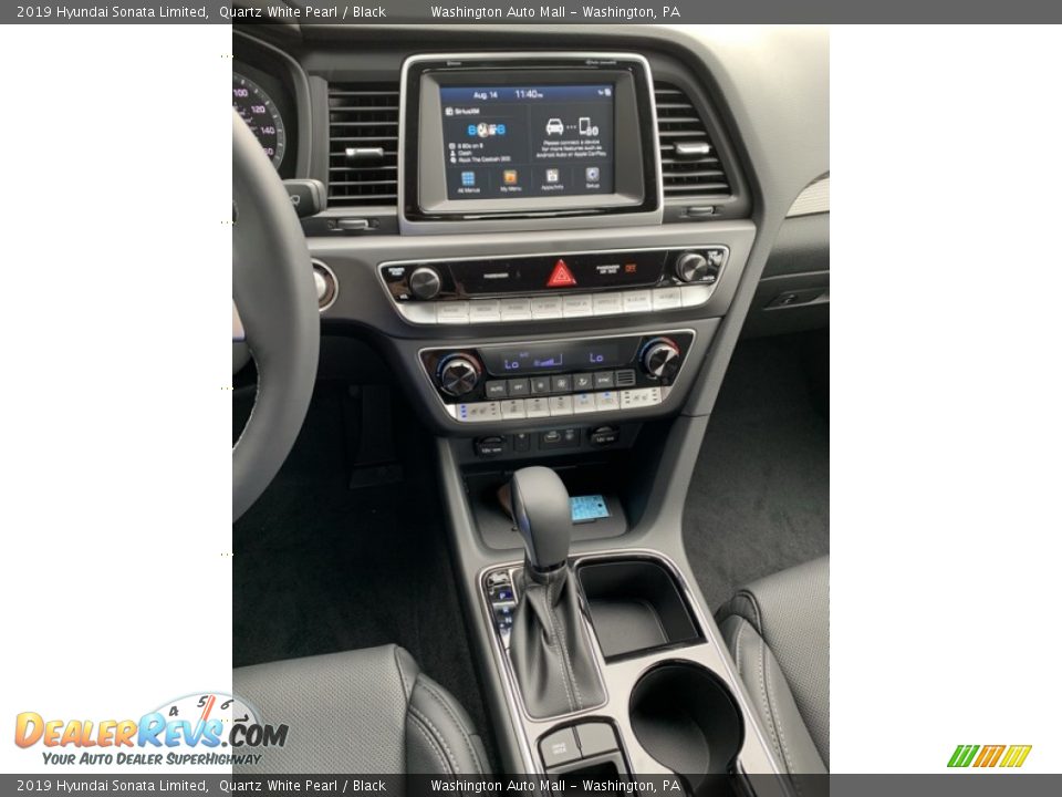 2019 Hyundai Sonata Limited Quartz White Pearl / Black Photo #33