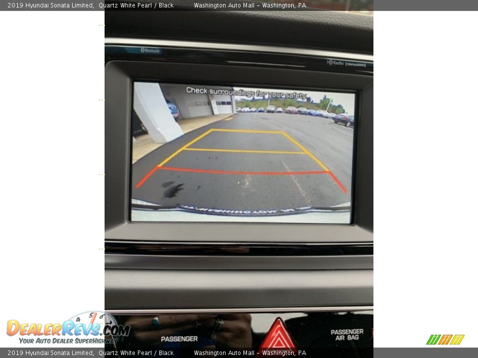 2019 Hyundai Sonata Limited Quartz White Pearl / Black Photo #34