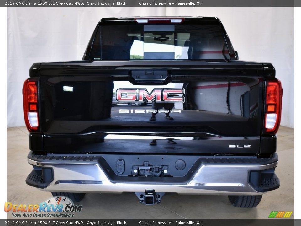 2019 GMC Sierra 1500 SLE Crew Cab 4WD Onyx Black / Jet Black Photo #3