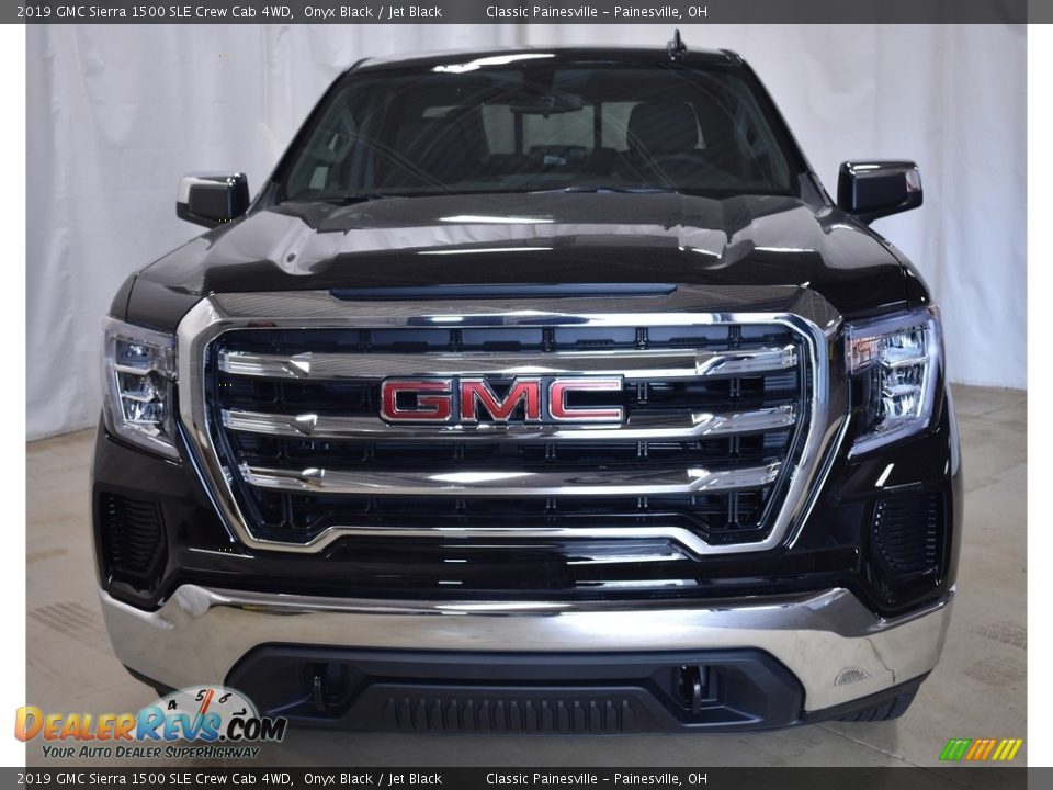 2019 GMC Sierra 1500 SLE Crew Cab 4WD Onyx Black / Jet Black Photo #4