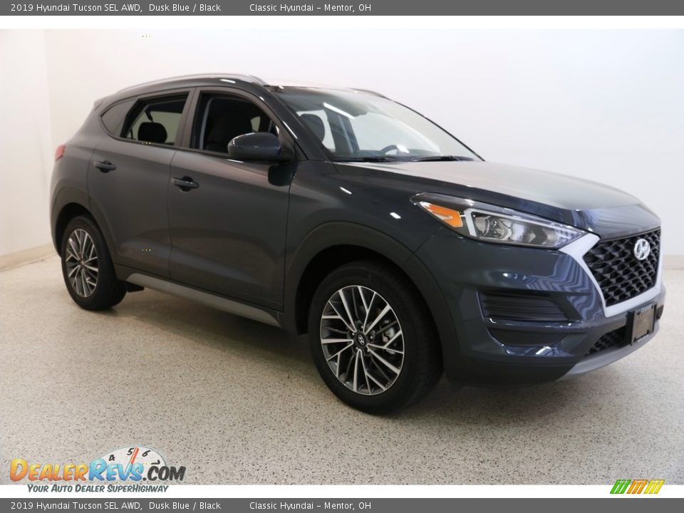 2019 Hyundai Tucson SEL AWD Dusk Blue / Black Photo #1