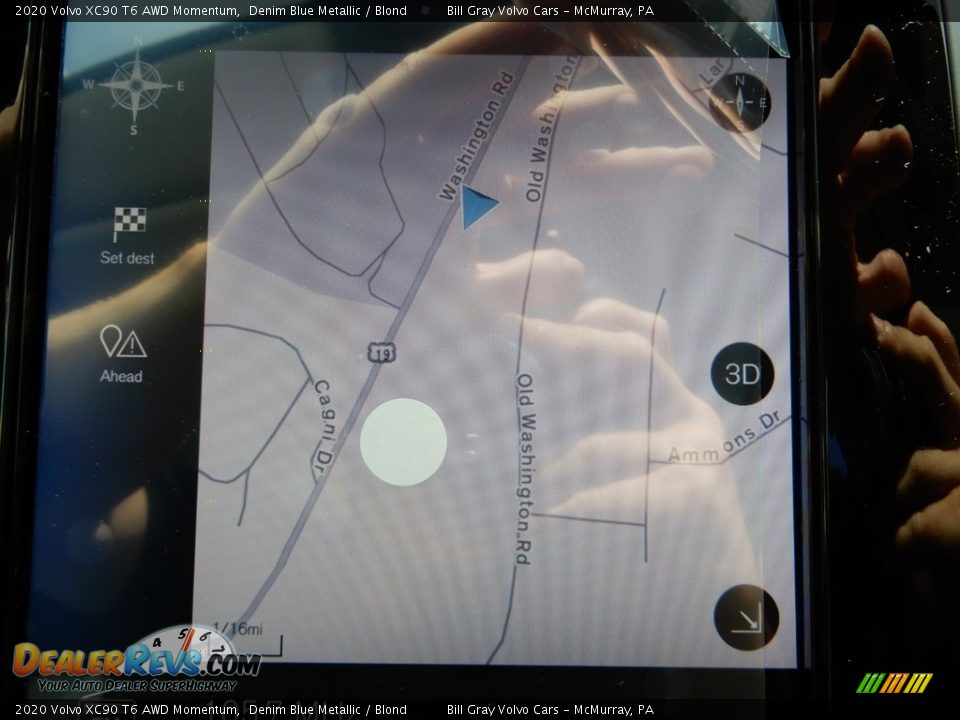 Navigation of 2020 Volvo XC90 T6 AWD Momentum Photo #13