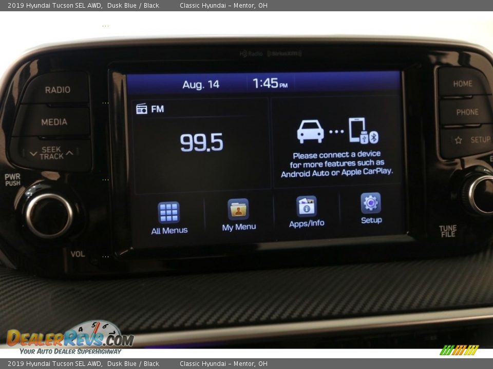 2019 Hyundai Tucson SEL AWD Dusk Blue / Black Photo #9