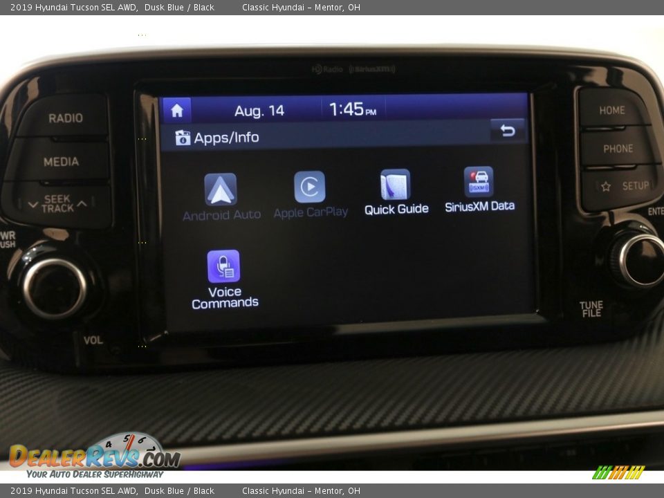 2019 Hyundai Tucson SEL AWD Dusk Blue / Black Photo #10