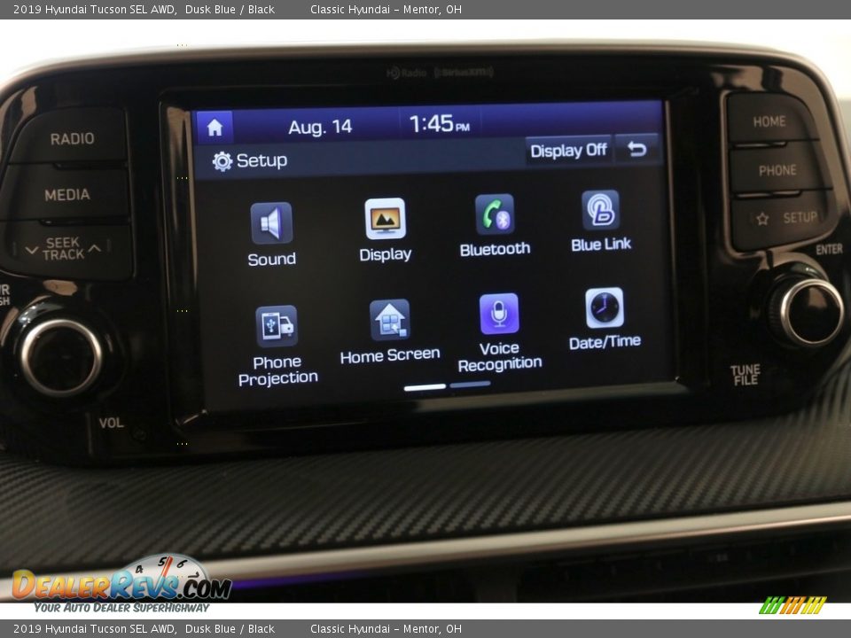 2019 Hyundai Tucson SEL AWD Dusk Blue / Black Photo #11