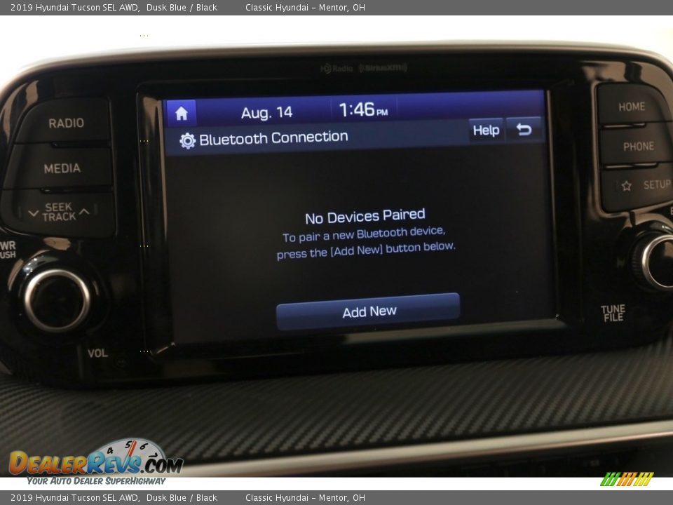 2019 Hyundai Tucson SEL AWD Dusk Blue / Black Photo #12