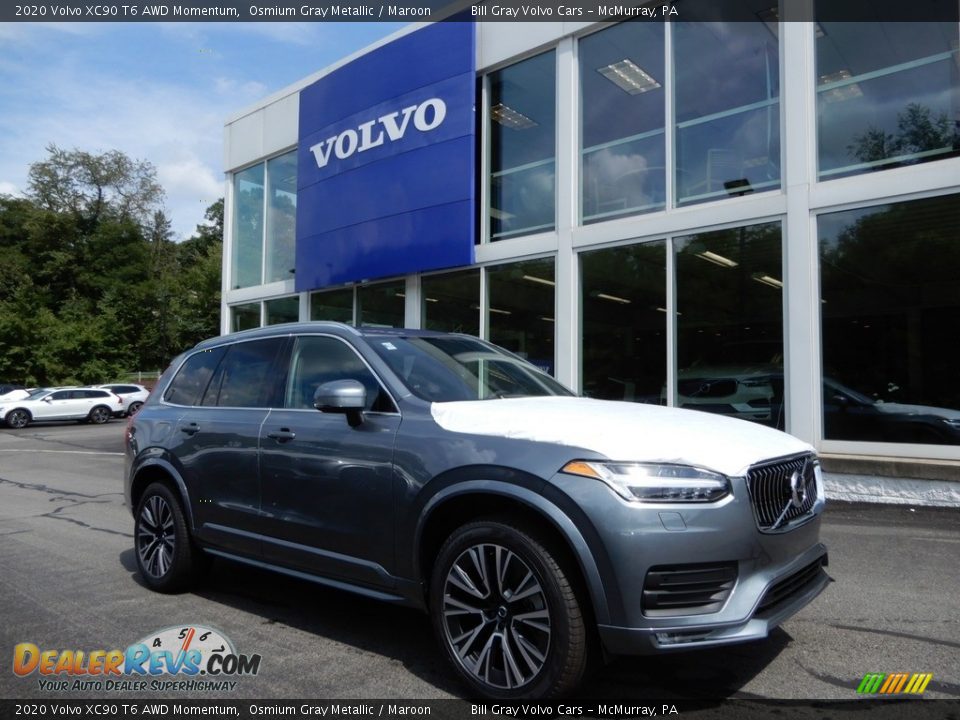 Front 3/4 View of 2020 Volvo XC90 T6 AWD Momentum Photo #1