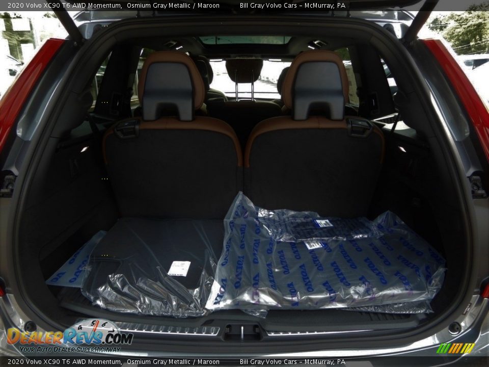 2020 Volvo XC90 T6 AWD Momentum Osmium Gray Metallic / Maroon Photo #3