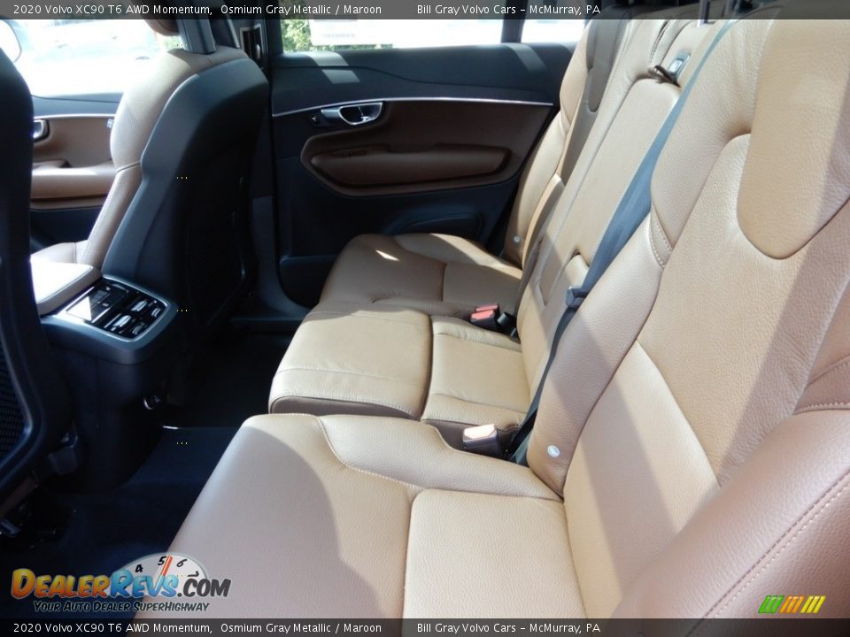 Rear Seat of 2020 Volvo XC90 T6 AWD Momentum Photo #8