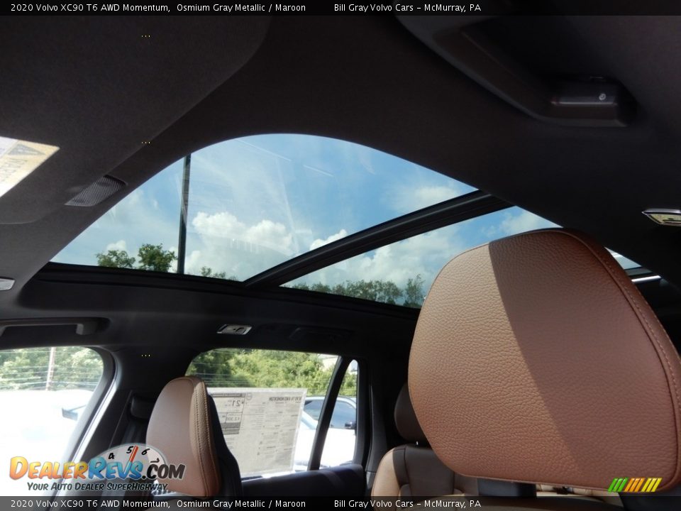 Sunroof of 2020 Volvo XC90 T6 AWD Momentum Photo #12