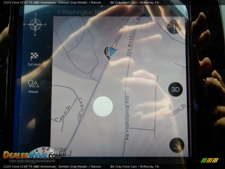 Navigation of 2020 Volvo XC90 T6 AWD Momentum Photo #13